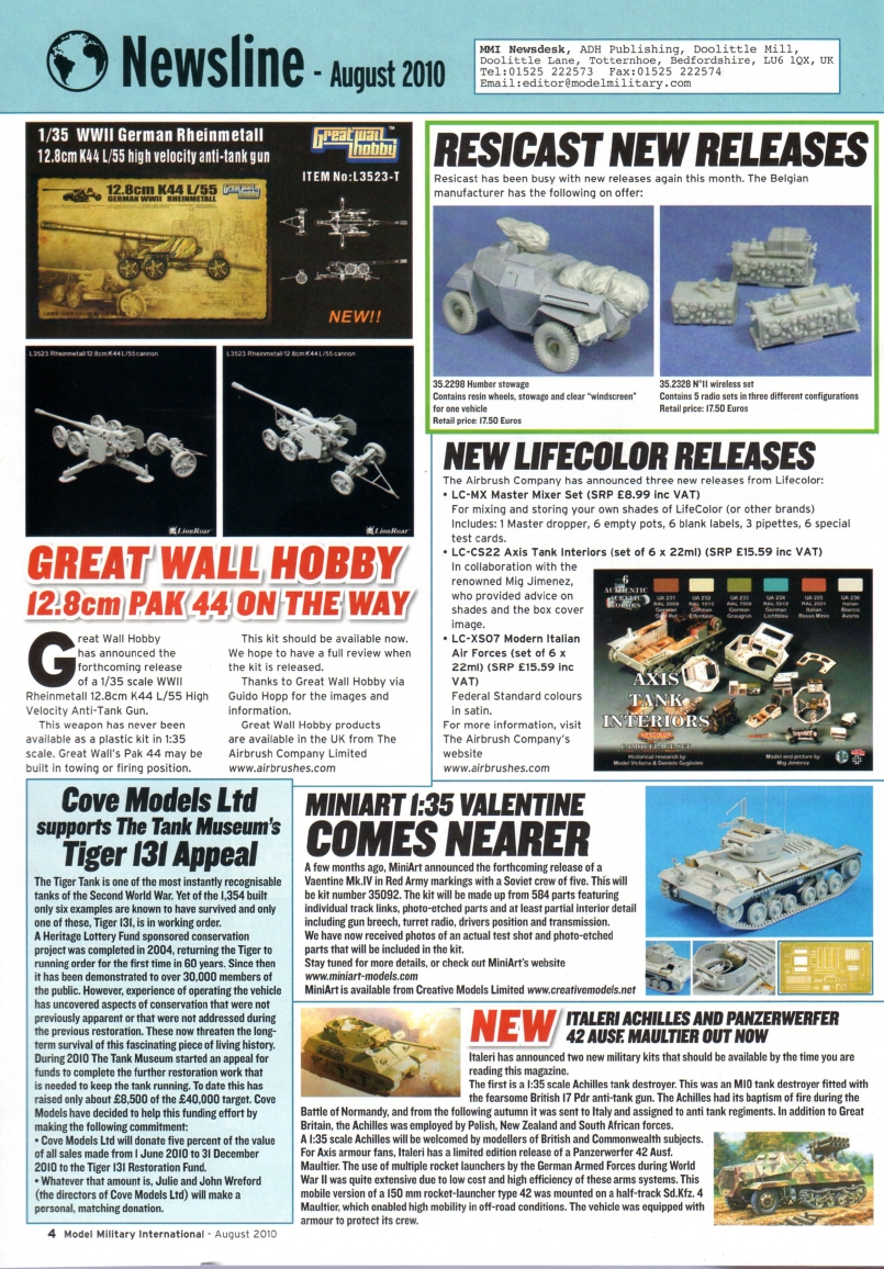 Model Military International 2010-052